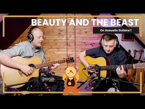 Beauty and the Beast on Acoustic Guitars | Rory Evans & Connor Thomas