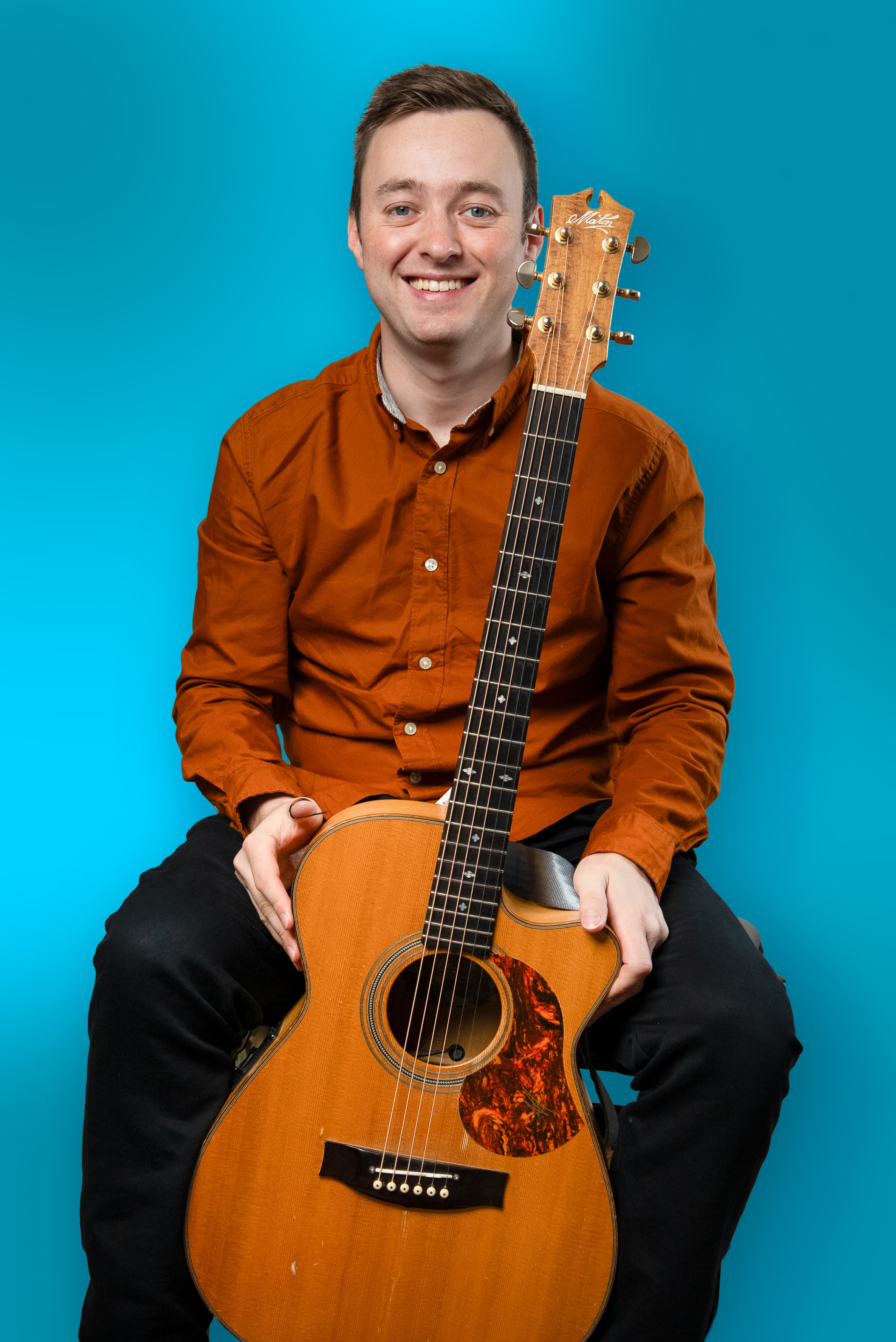 Connor Thomas Maton Blue Background